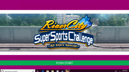 River City Super Sports Challenge ~All Stars Special~ Title Screen